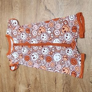 Little sleepies groovy baby shorty romper size 3t
